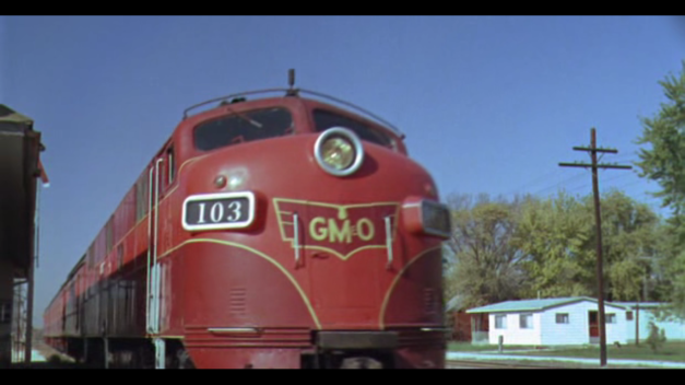 GM&O appeared at the Start and the End of the movie, using GM&O E7 #103